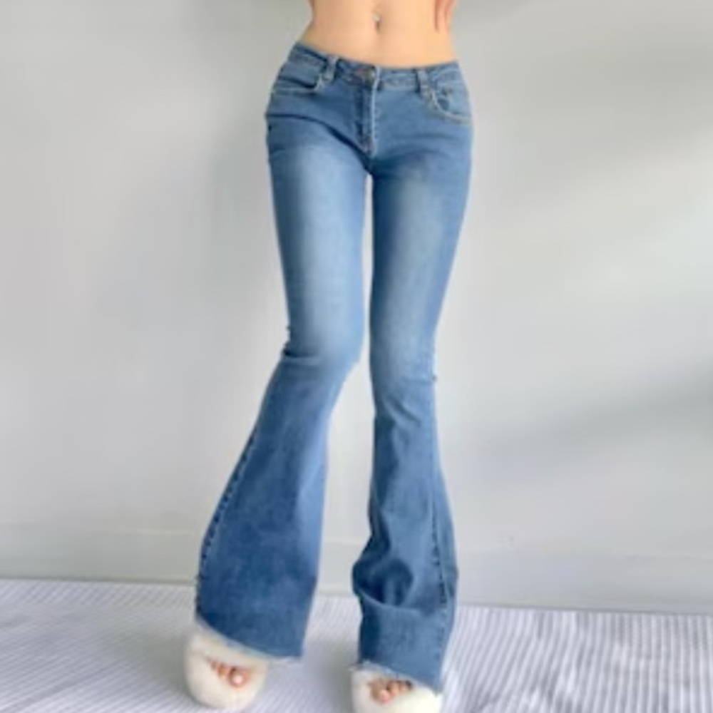 Classic Blue Flared Women's Jeans